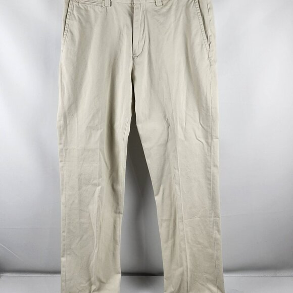 Polo Ralph Lauren Pants Mens 34x34 Ivory Suffield Fit Straight Leg Pants NWT
